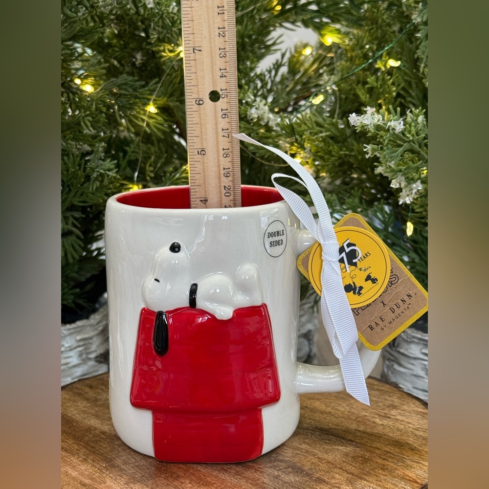 🏠 Brand NEW w/Tags Peanuts x Rae Dunn HOME SWEET HOME Double Sided Mug w/Snoopy - Picture 8 of 11